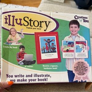 IlluStory Book Making Kit - Red and Blue